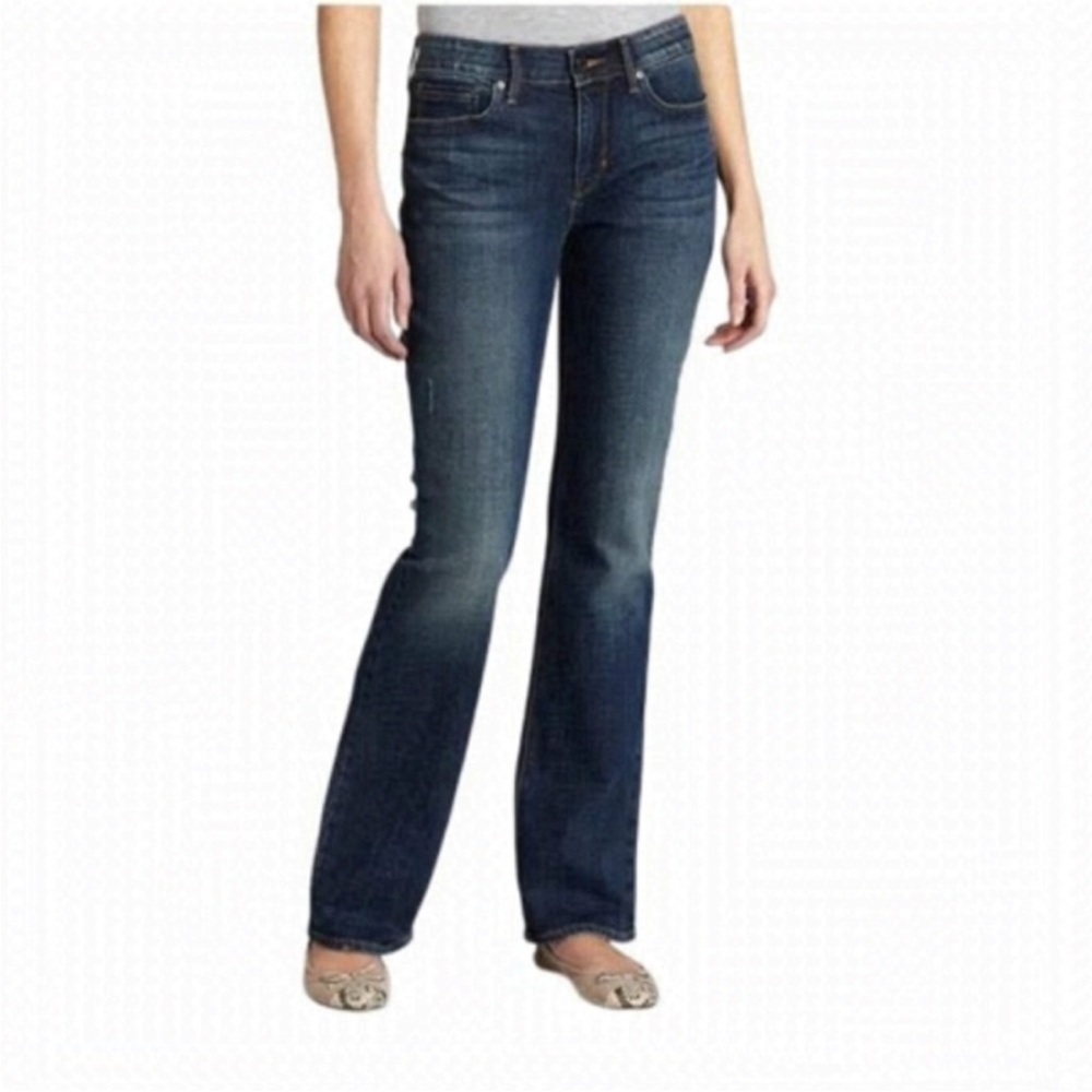 Levis 525 Perfectly Waist Straight Leg Womens High Rise Blue Jeans Sz 10M 30x32